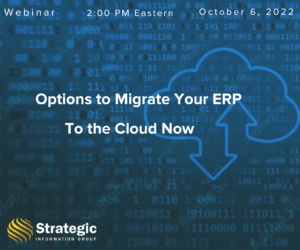 webinar announcement: Options to Migrate Your ERP to the Cloud Now