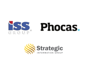iss group logo, Phocas logo, Strategic logo